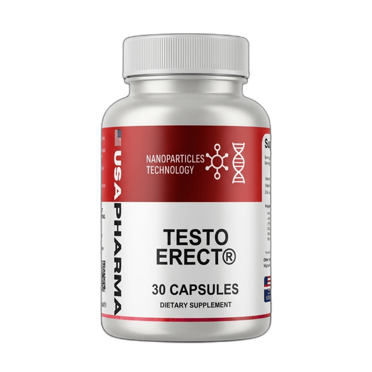 TESTOERECT Supplement Bottle
